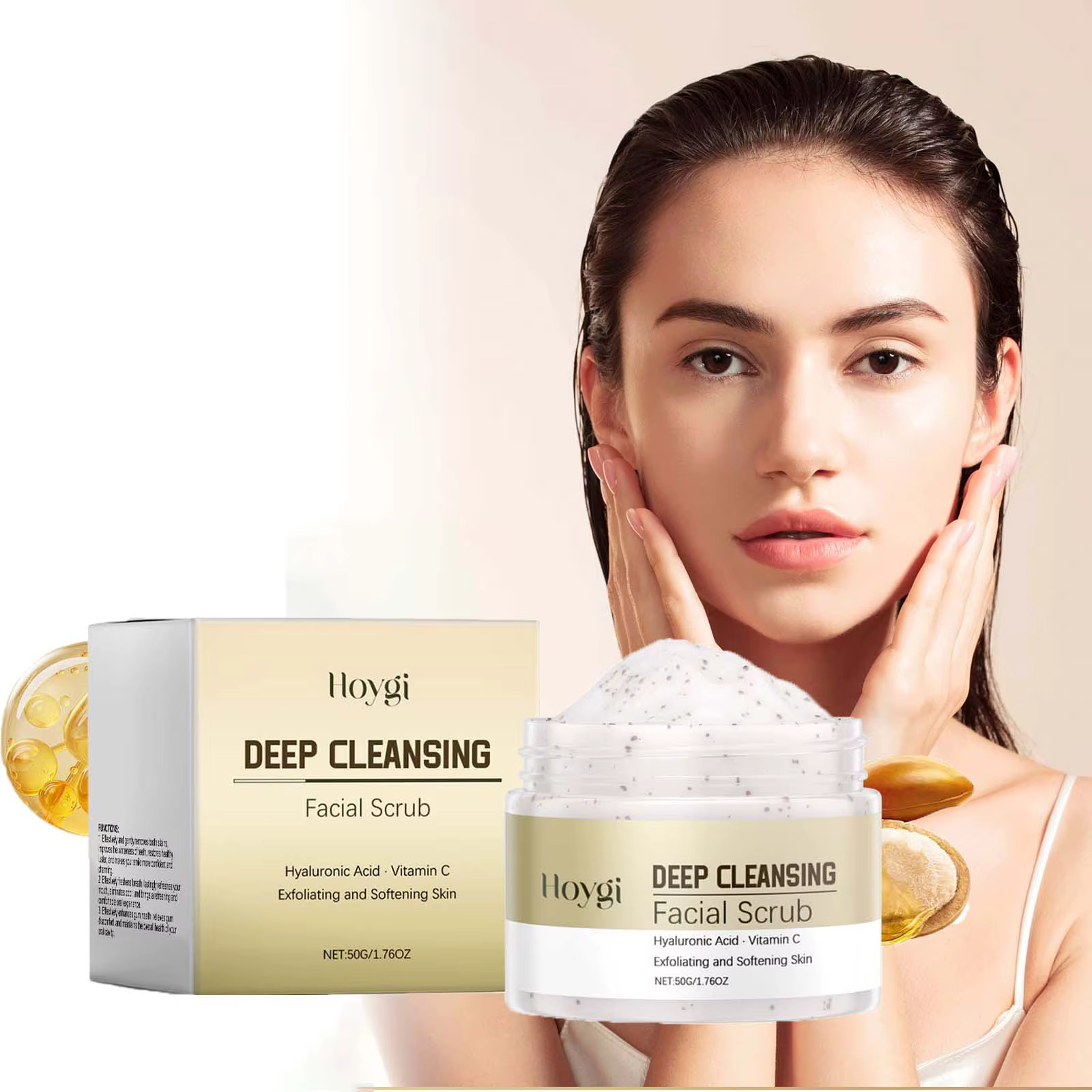 Nettoyage en profondeur gommage du visage exfoliant