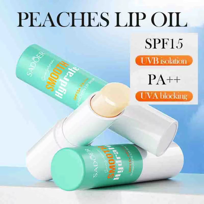SADOER Spf 15 + crème solaire pour les lèvres bloqueur