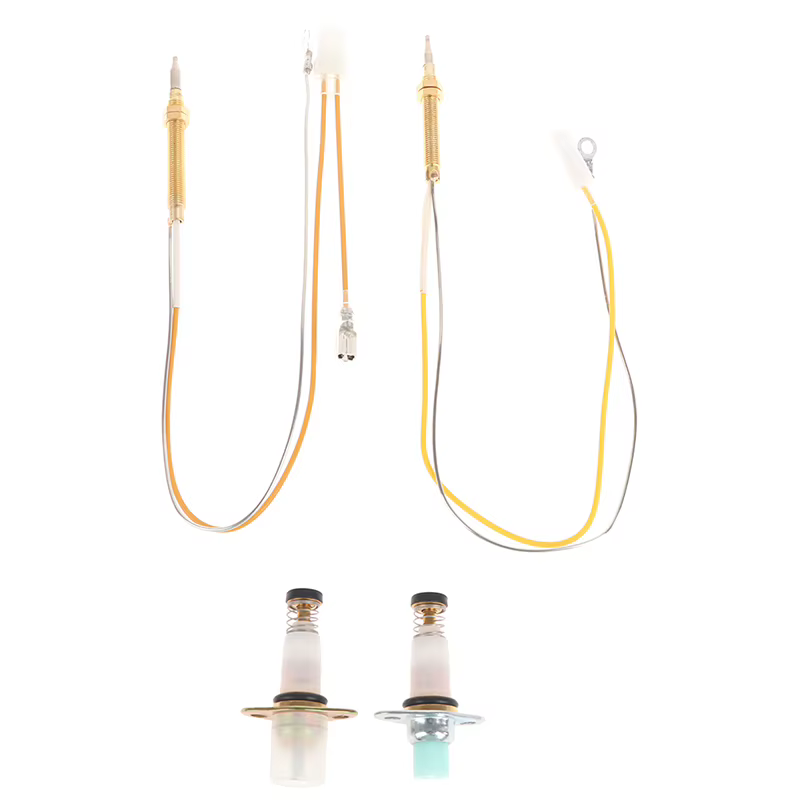 Ensemble d'accessoires de cuisinière à gaz, capteur de thermocouple, soupape à aiguille, soupape de commande