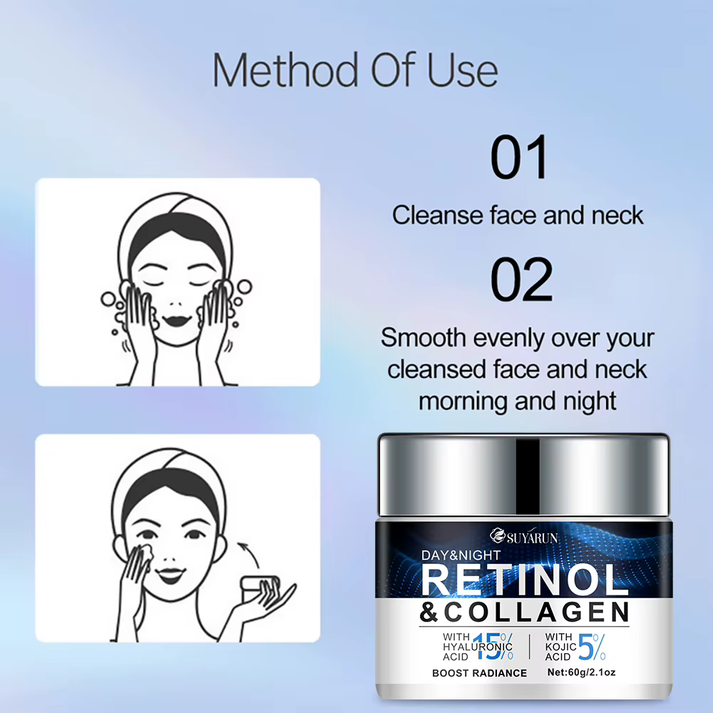 15% d'acide hyaluronique et 5 % d'acide kojique hydratant