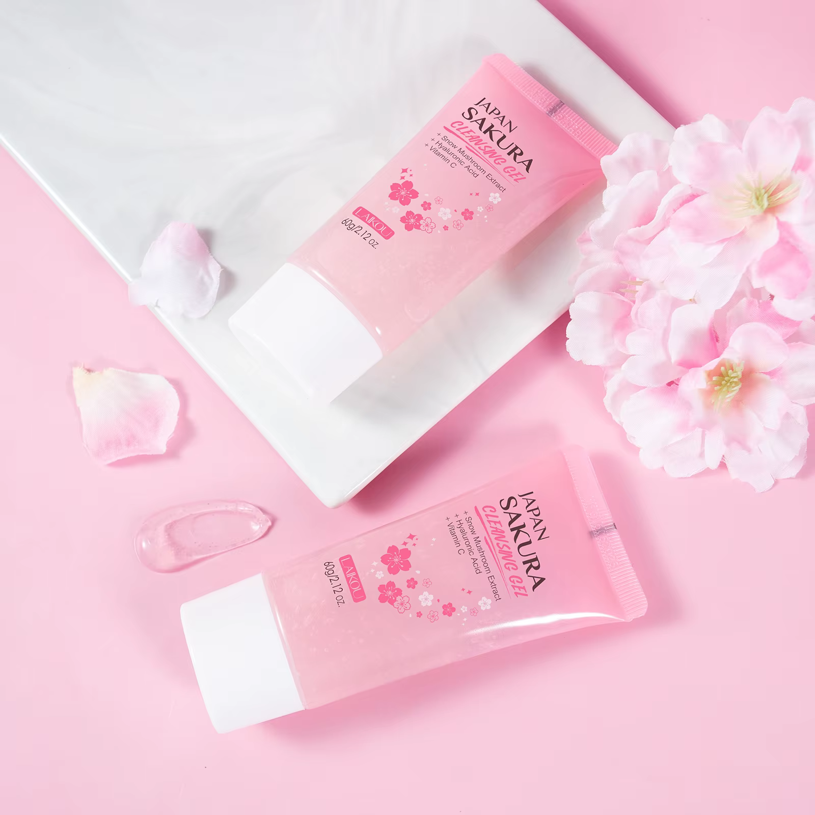 Gel nettoyant LAIKOU Japan Sakura 60g