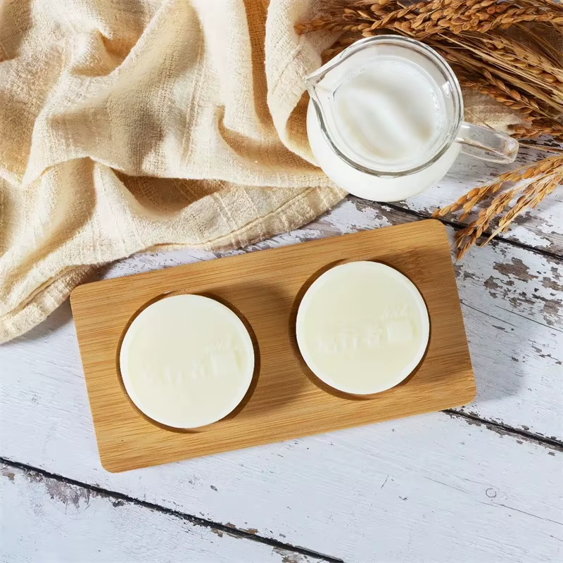 Savon fait à la main en protéines de soie au lait de chèvre