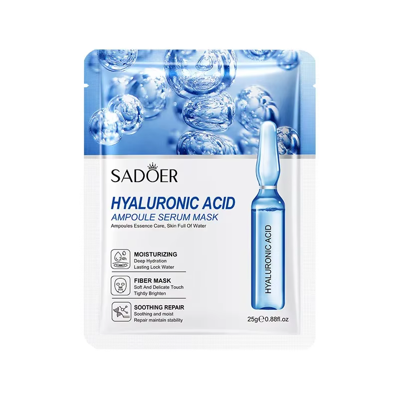 10 pièces SAODER acide hyaluronique masques pour le visage soins de la peau raffermissant hydratant masque Facial