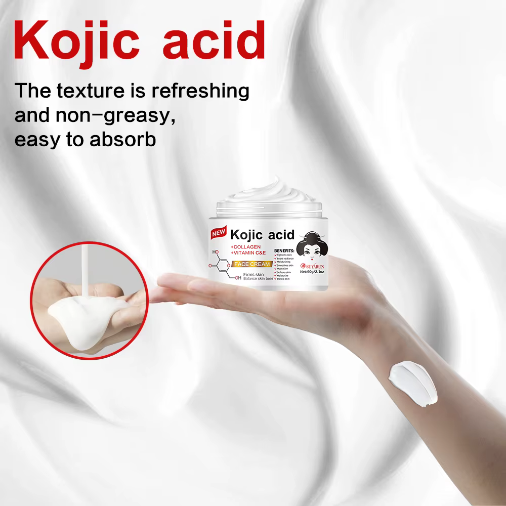 SUYARUN Crème à l'acide kojique à la propolis et à la vitamine E – éclaircissante