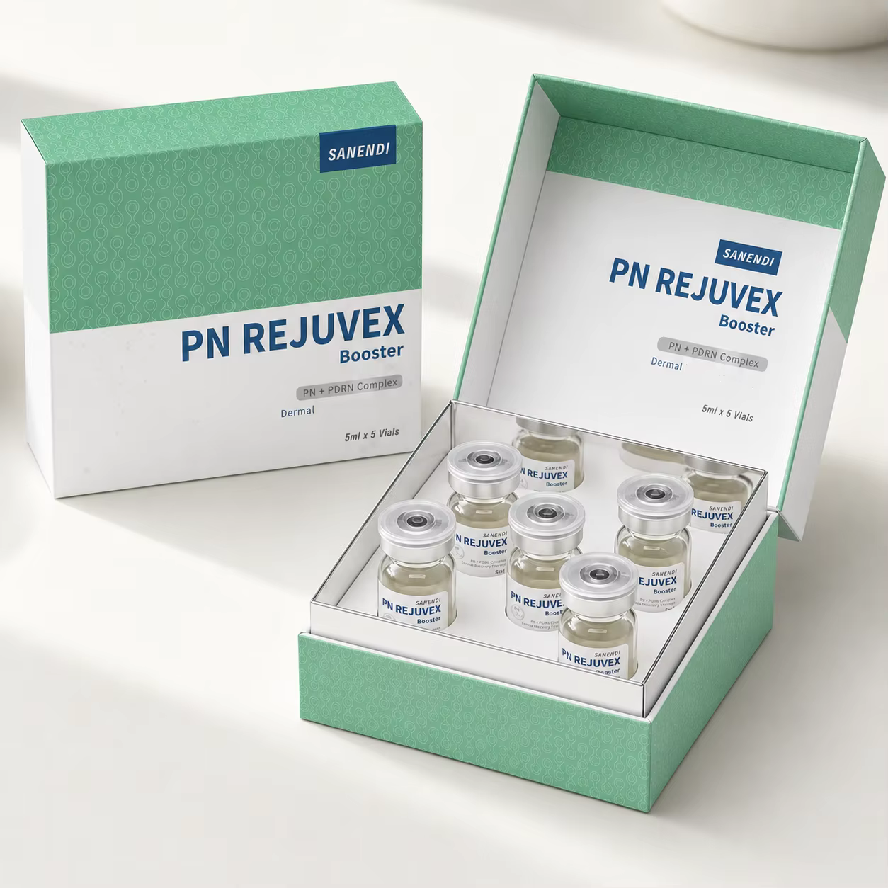 ADN de saumon PN et PDRN pour sérum facial, NAD Glow Nucletides, hydratant, soin de la peau coréen, Dr.Pen, 5 flacons/boîte