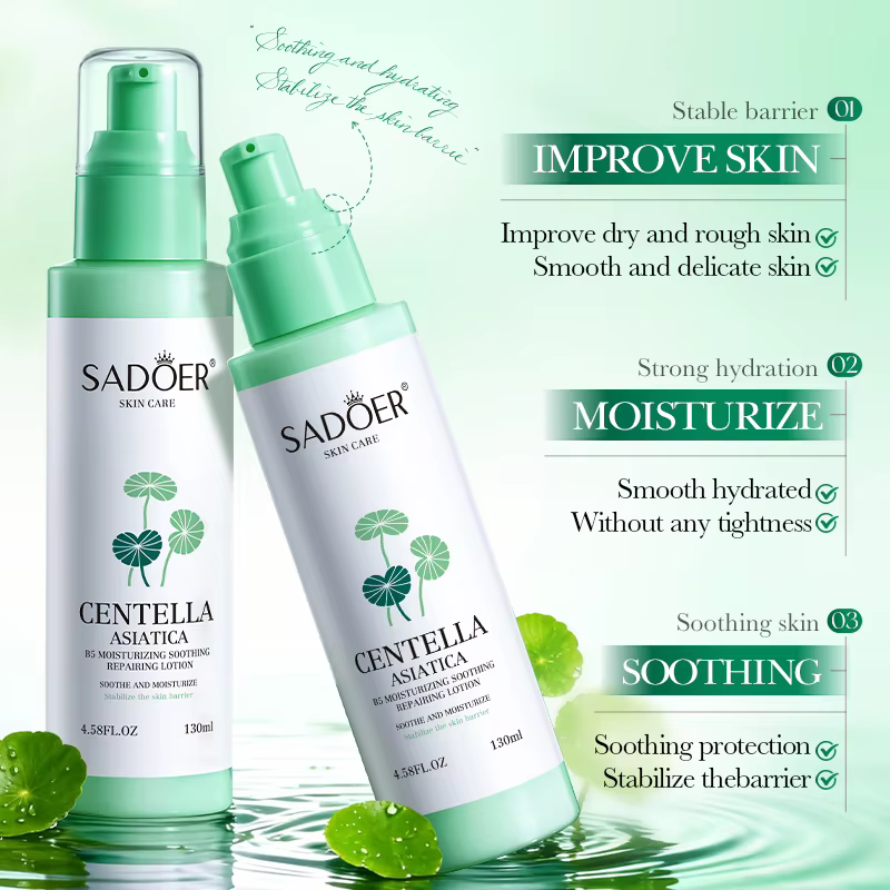 SADOER Lotion hydratante pour le visage à la Centella