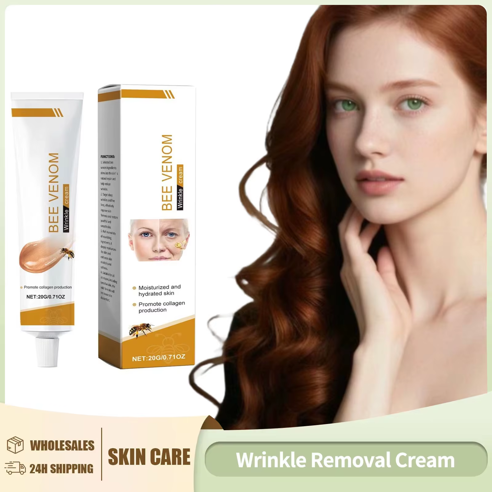Crème anti-rides raffermissante pour le visage
