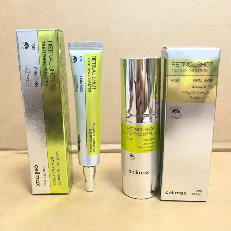 Sérum Crème Contour des Yeux au Rétinol Celimax Hydratant Éclatant Tous Types de Peau Soin Visage Doux et Nourrissant Anti-Âge