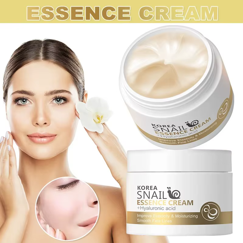 Crème pour le visage à base d'escargot