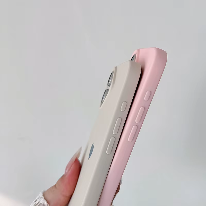 Coque souple en Silicone couleur bonbon pour iPhone 16 15 14 Plus 13 12 Mini 11 Pro Max, coque arrière Ultra fine en TPU mat