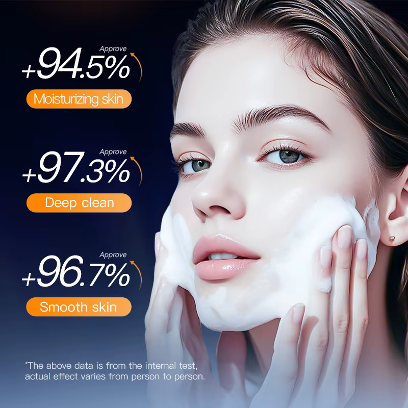 SADOER Nettoyant Visage Moussant à la Vitamine B5 Hydratant