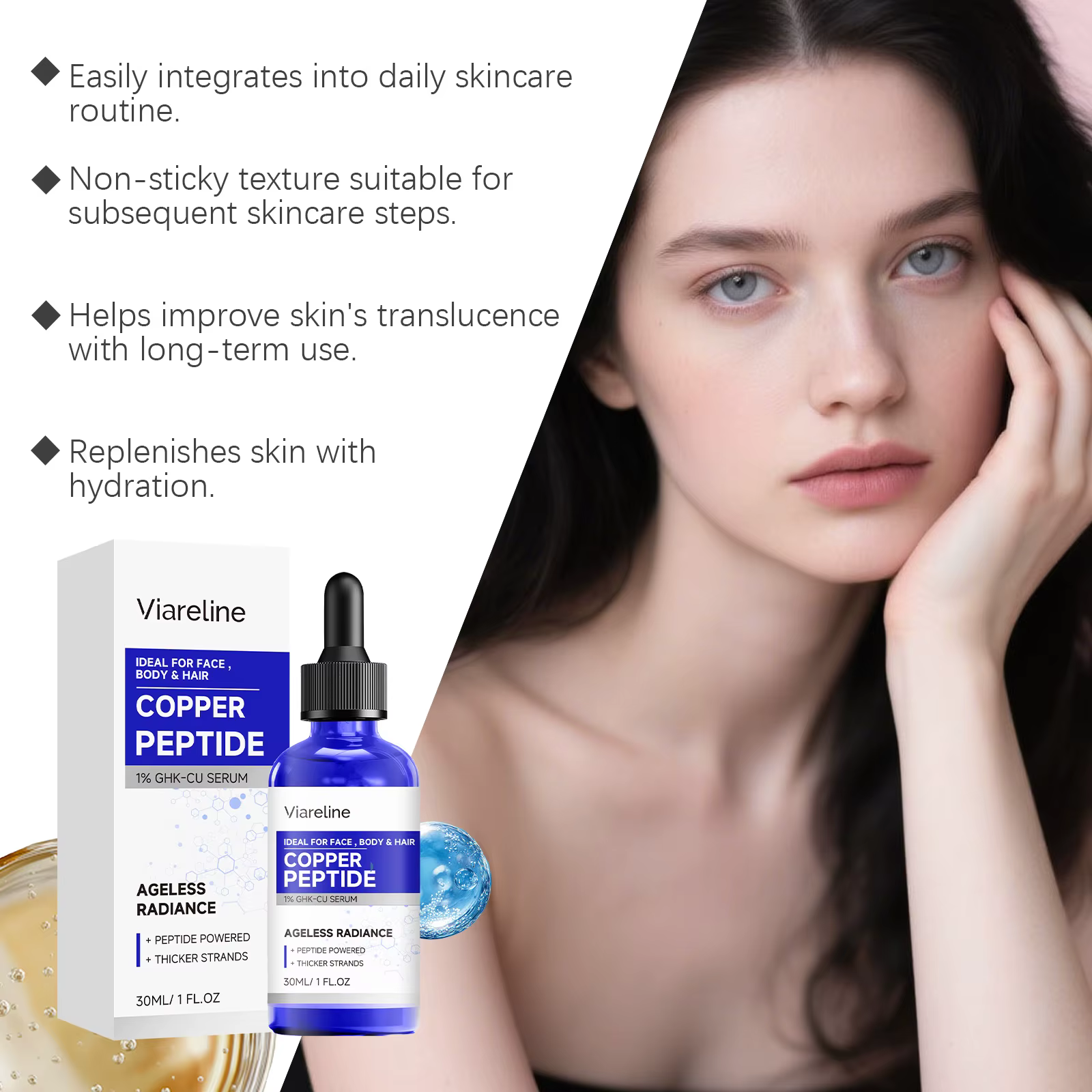 Sérum aux peptides de cuivre 30 ml