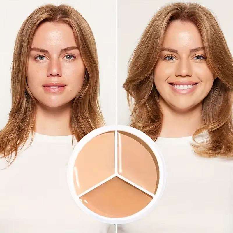 Palette de correcteurs crème 3 couleurs