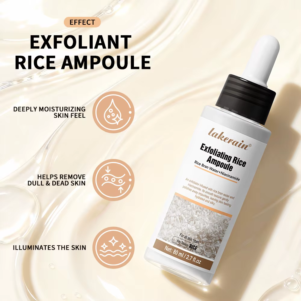 Ampoule Exfoliante au Riz : Effet Éclatant