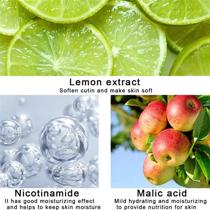 Gel exfoliant aux acides de fruits naturels