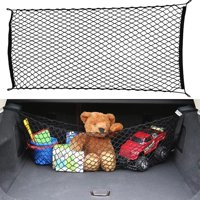 Grand filet de chargement universel pour voiture, maille élastique en Nylon pour bagages, stockage de marchandises, filet bien rangé pour Van SUV camion, poche réseau en maille
