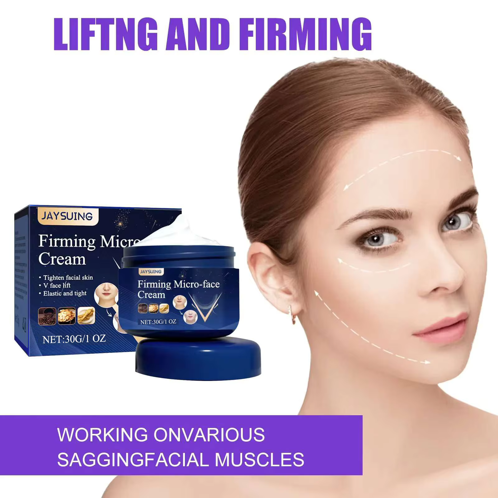 Crème anti-déformable pour le visage
