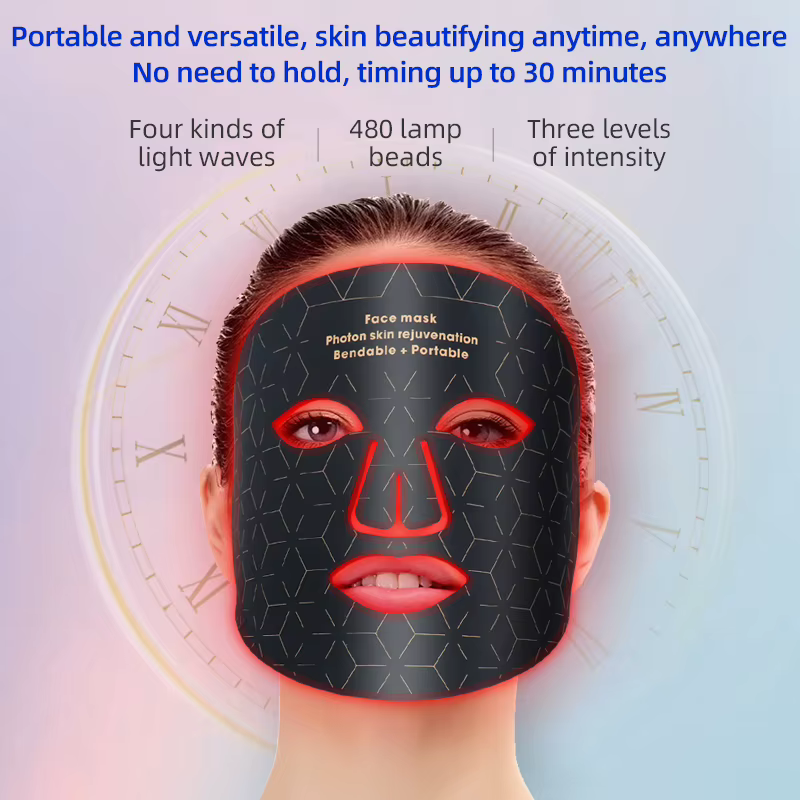Masque Facial Led en Silicone