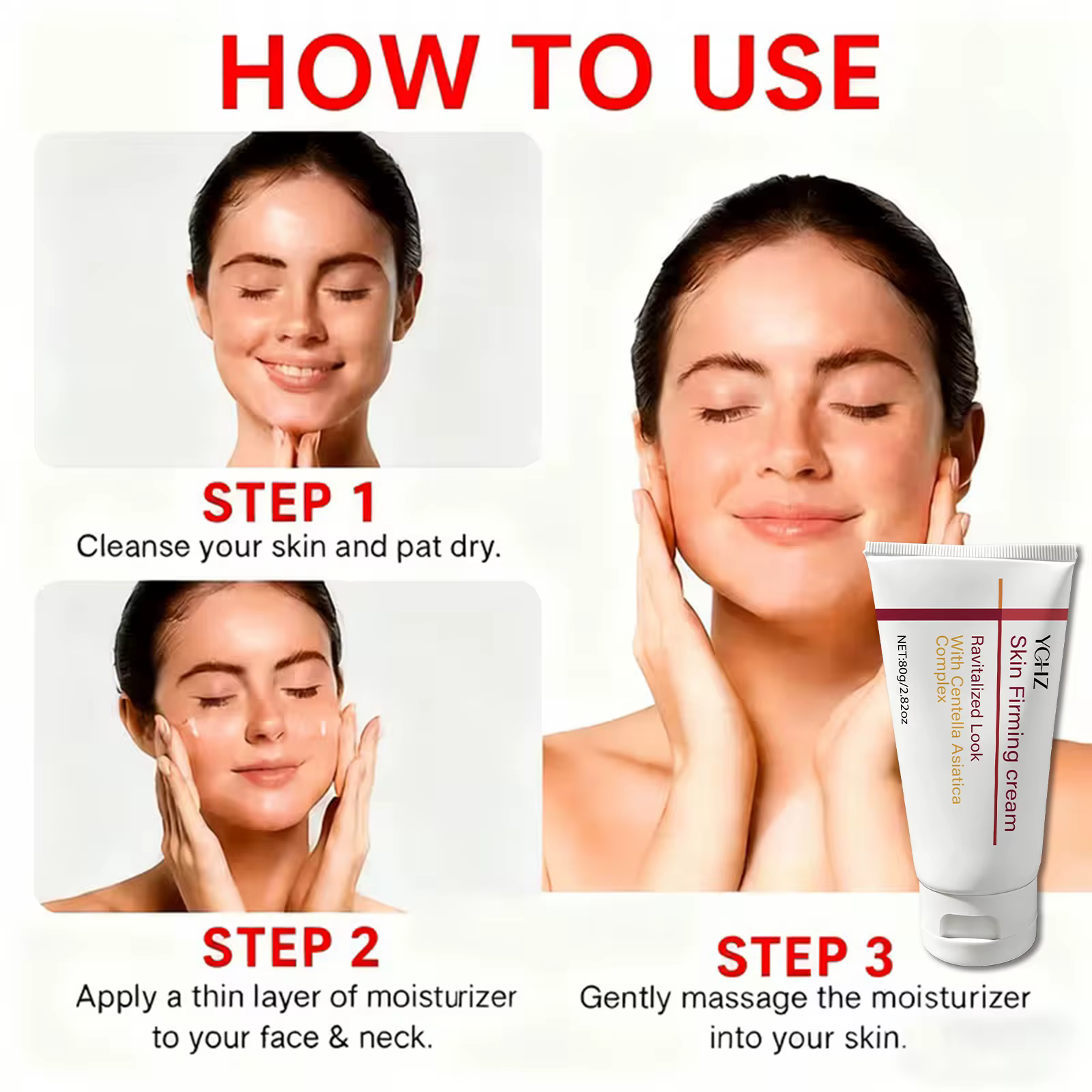 Crème hydratante anti-âge coréenne Ychz