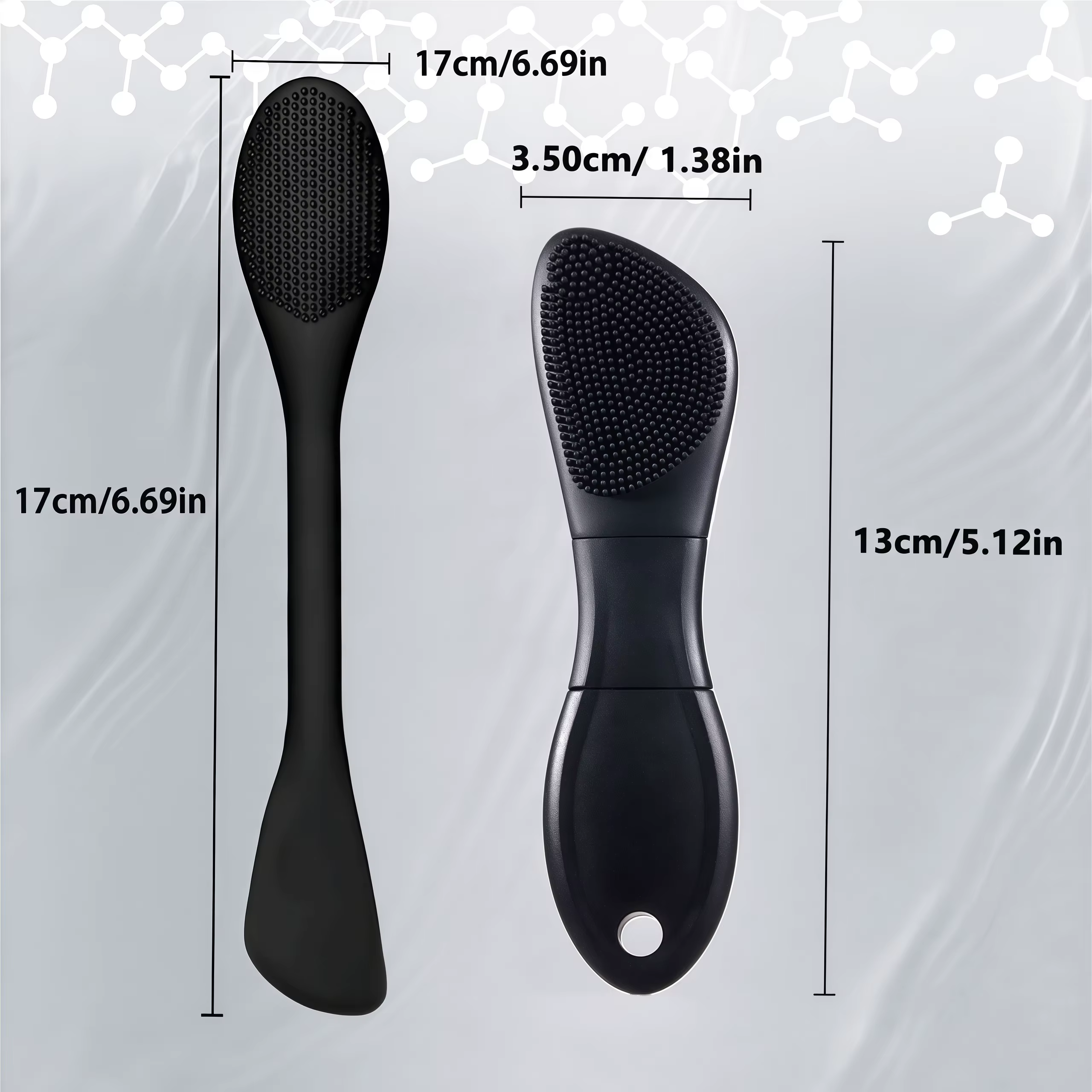Applicateur de masque exfoliant pour le visage en silicone