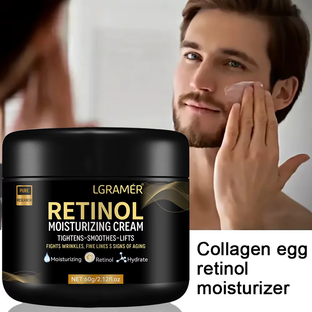 Crème hydratante pour le visage au rétinol pour hommes