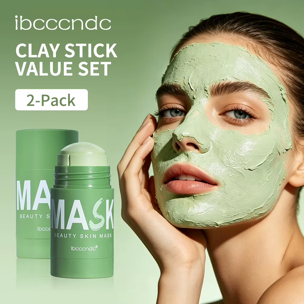 Masque Nettoyant Visage 40g à l'Extrait de Thé Vert – Stick