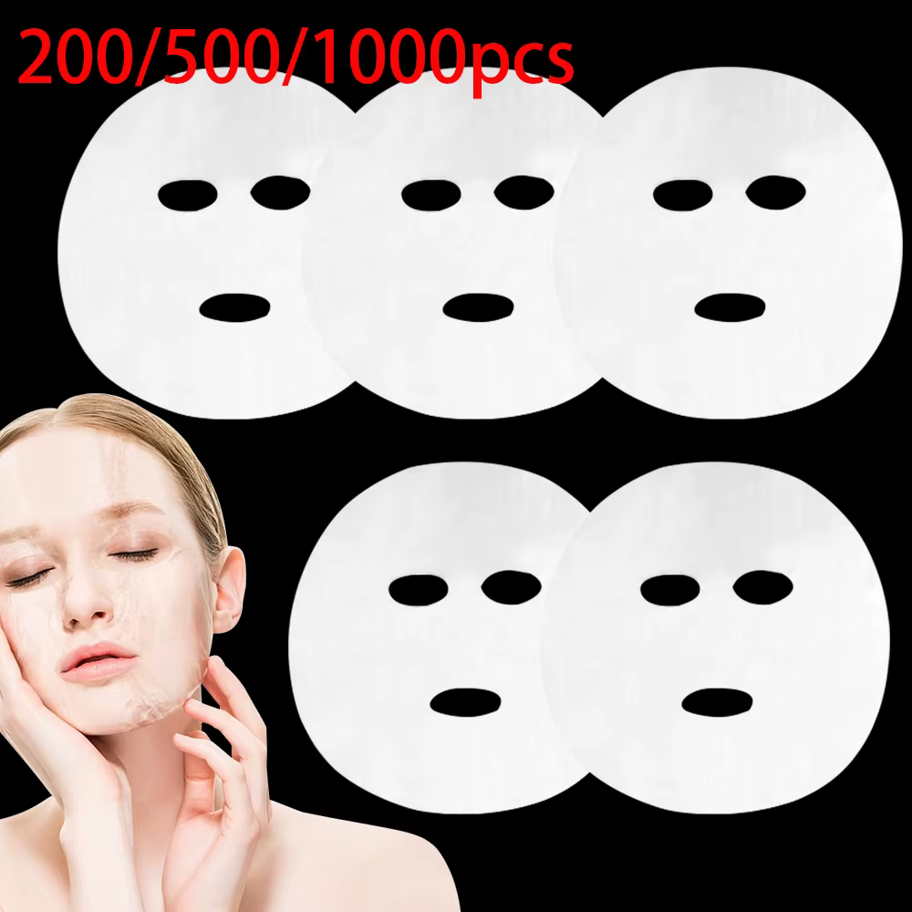 200/500 feuilles masque Facial Transparent hydratant