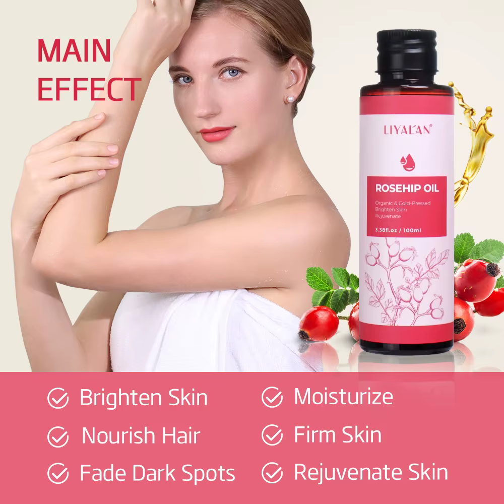 Huile de rose musquée éclaircissante