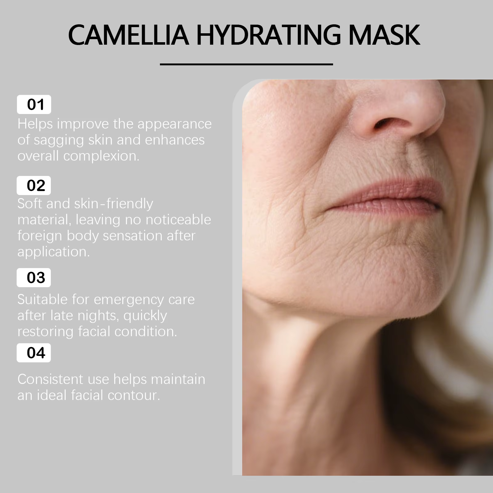 Masque raffermissant pour le visage
