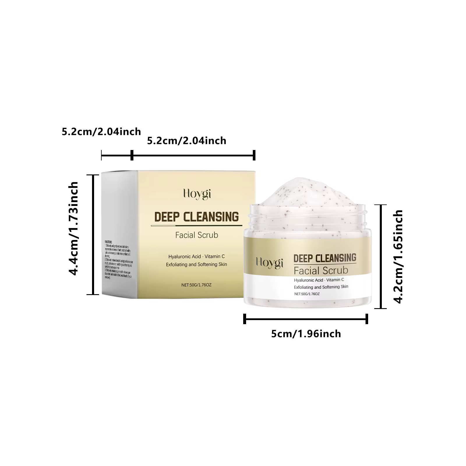 Nettoyage en profondeur gommage du visage exfoliant