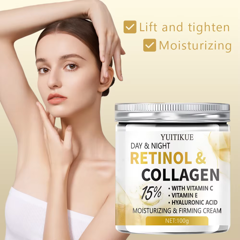 DAY & NIGHT Crème raffermissante 100g - 15% rétinol et collagène