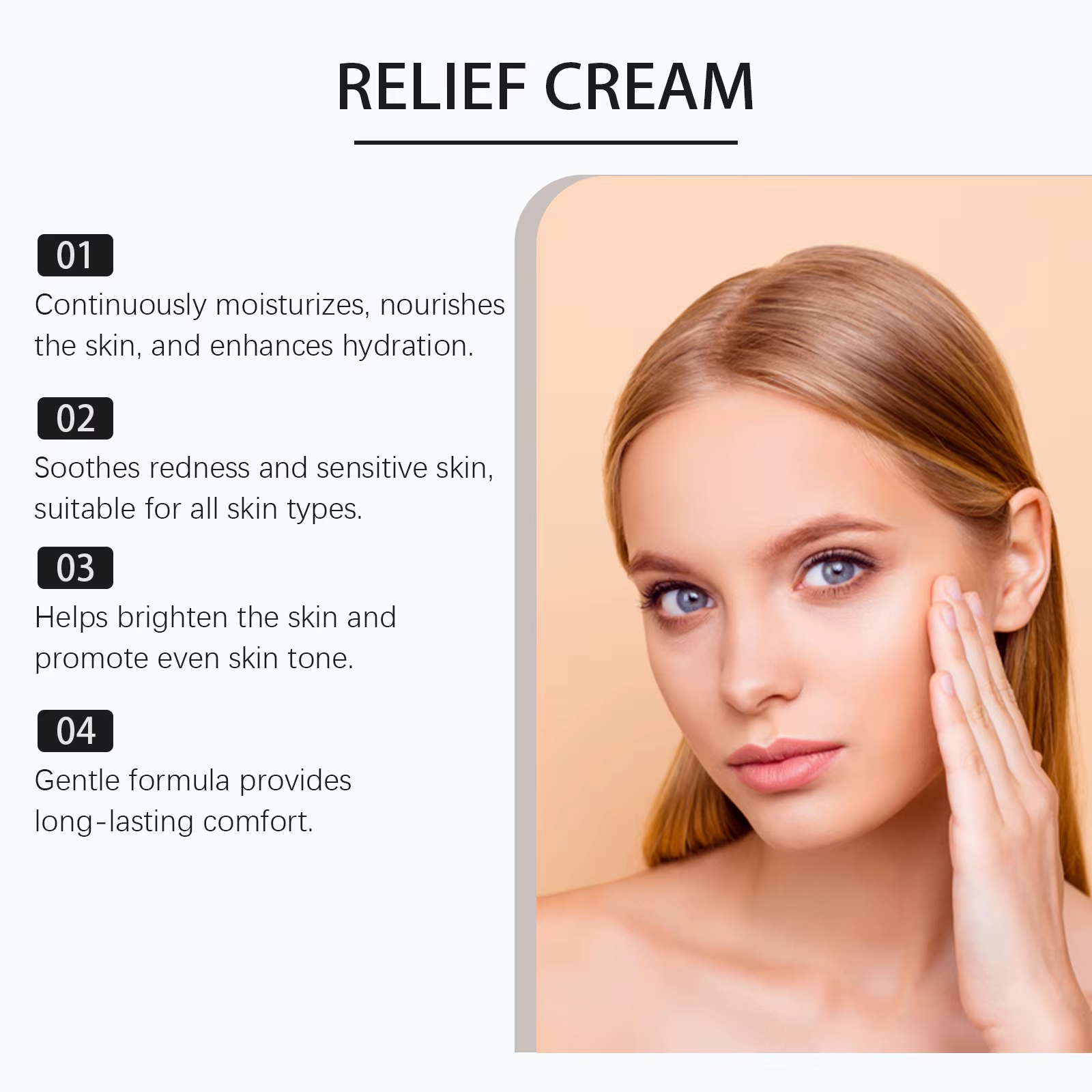 345 crème de soulagement réduire les rougeurs soin apaisant visage Lifting éclaircissant même ton de peau beauté