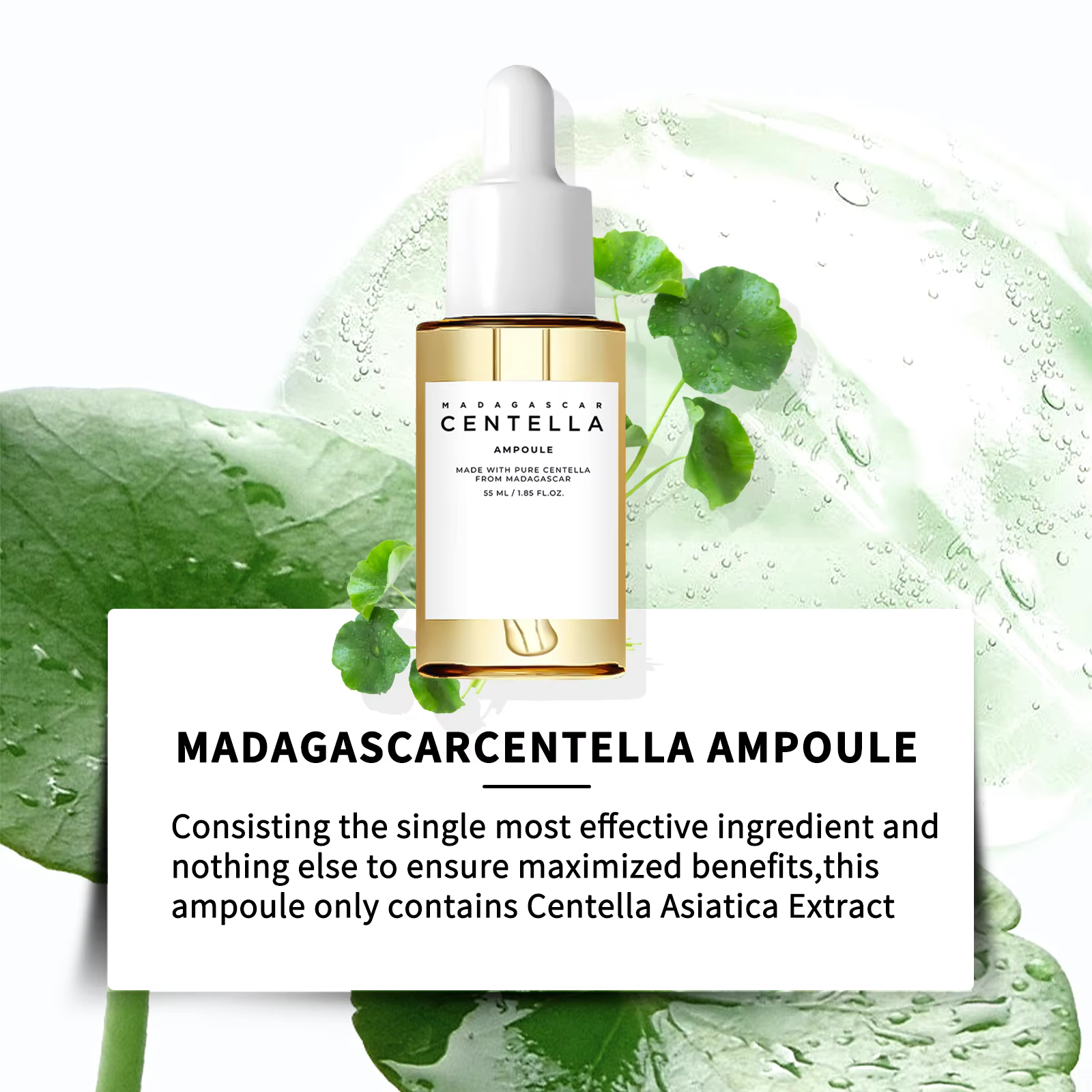 Sérum Confort Peaux Sensibles 55ml - Formule Centella de Madagascar Apaise
