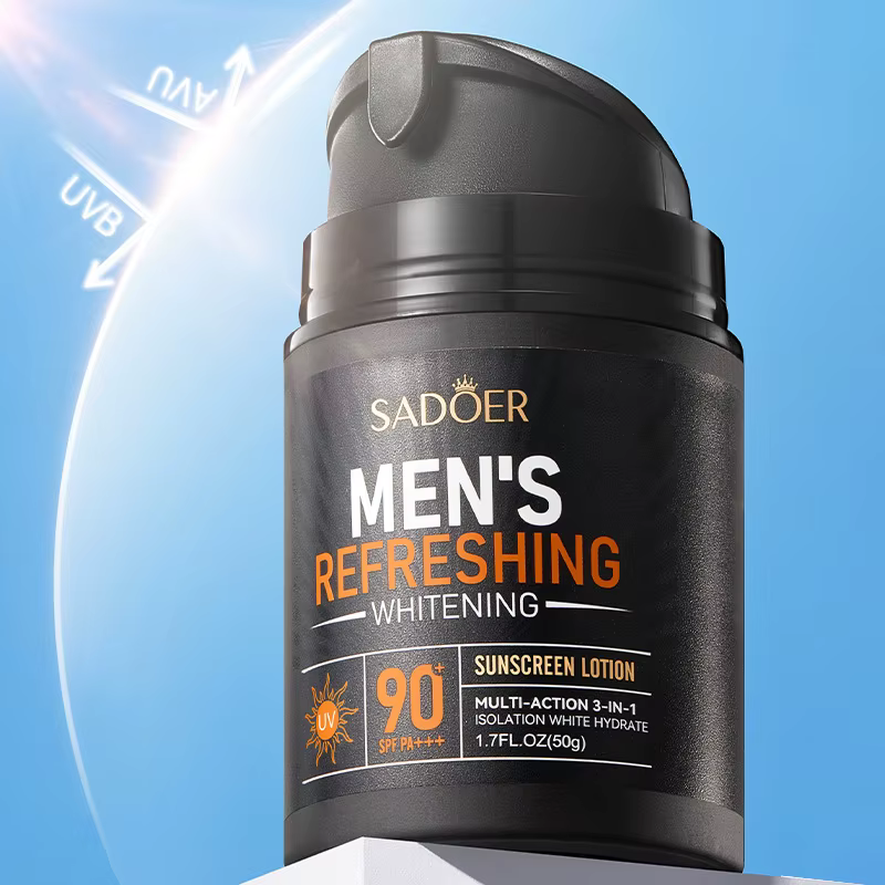 SAODER crème solaire pour hommes pour visage cou corps bloqueur