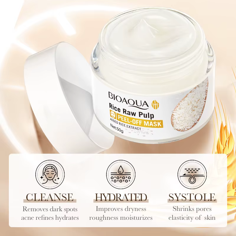Masque exfoliant au riz blanc BIOAQUA