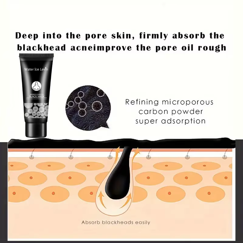 Masque nettoyant noir au charbon de bambou