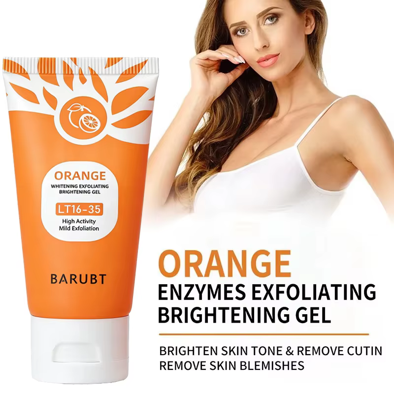 Gel exfoliant Orange pour le visage gommage corporel Gel nettoyant