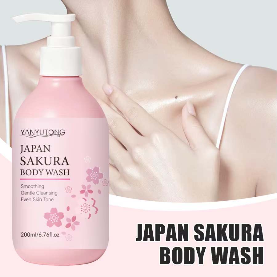 Sakura Gel douche longue hydratant lisse parfum