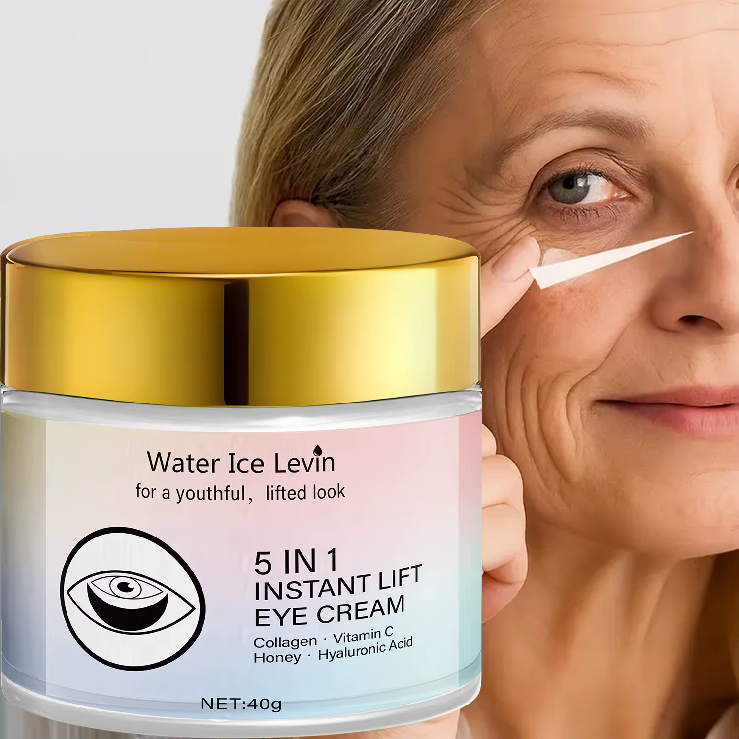 Crème pour les yeux, antioxydant éclaircissant aux vitamines