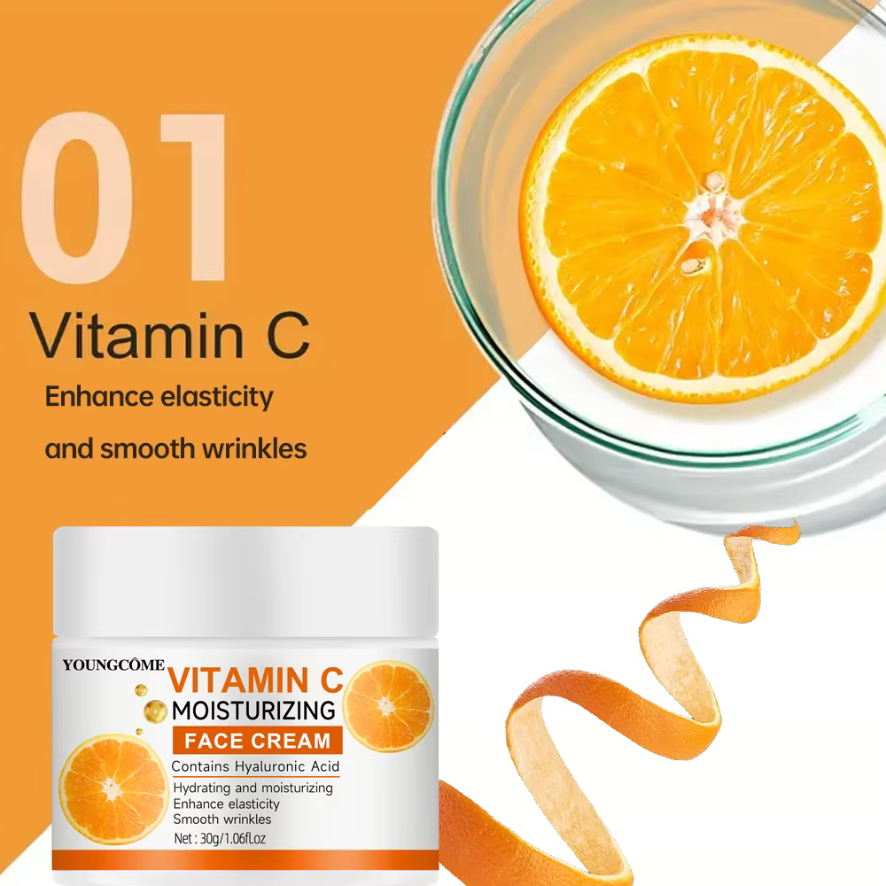 Crème hydratante à la vitamine C