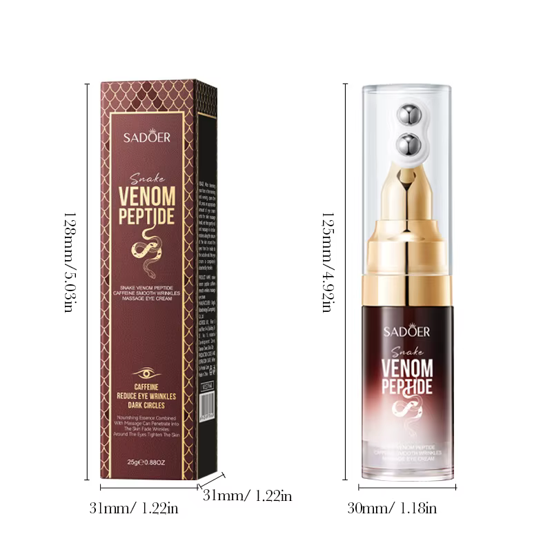Crème pour les yeux au venin de serpent
