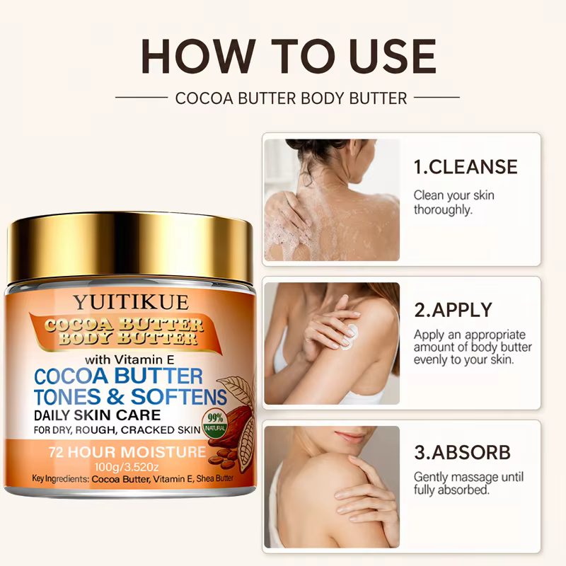 Beurre corporel au cacao naturel YUITIKUE