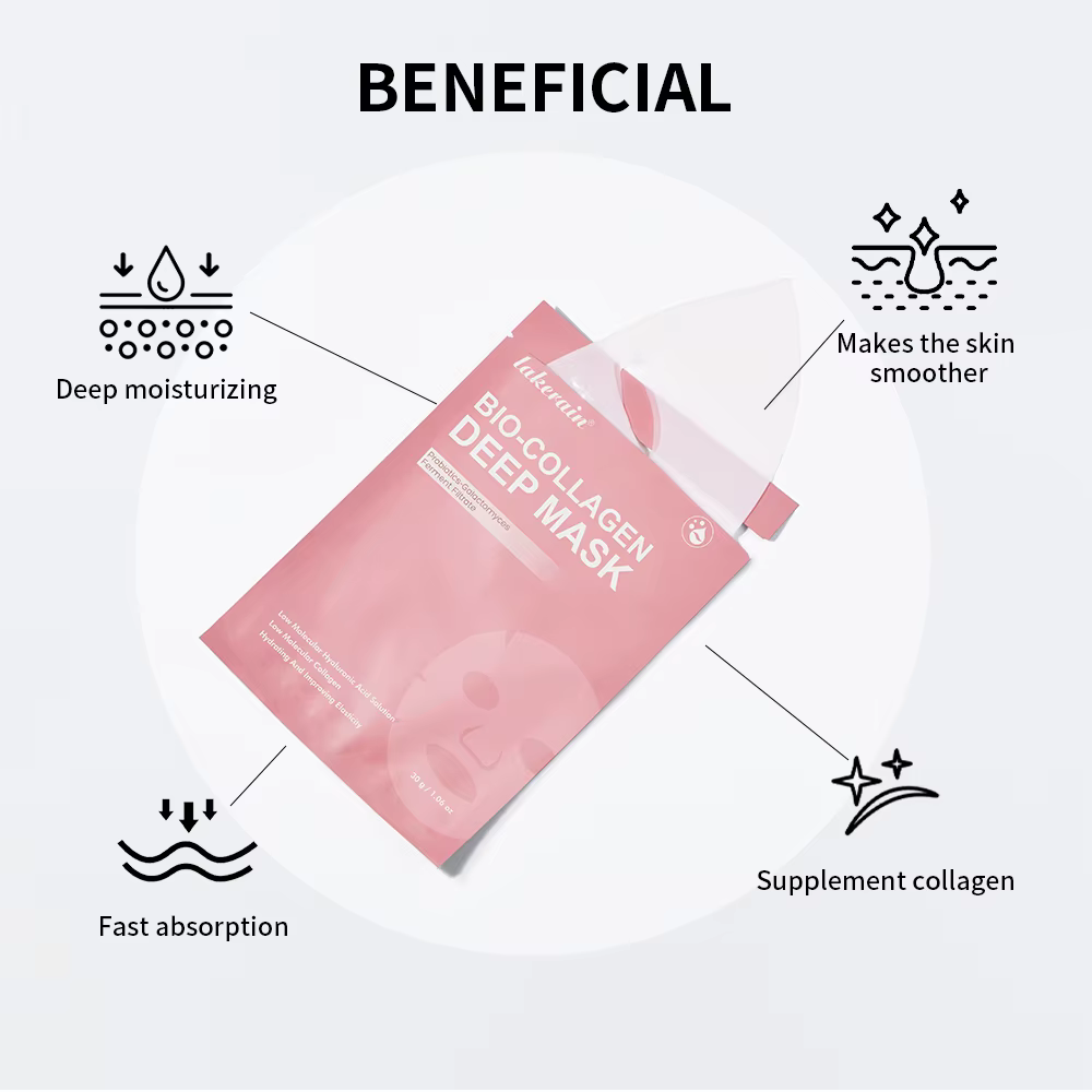Masque facial en profondeur au bio-colagène