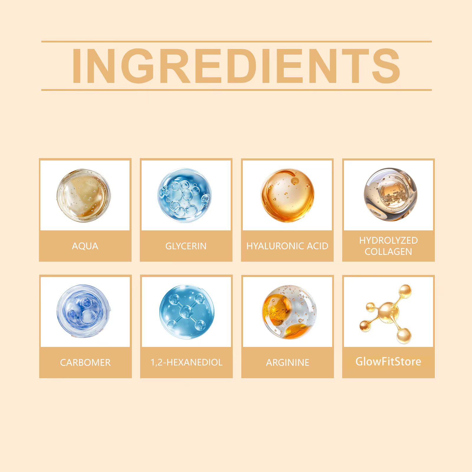 Ensemble d'essences faciales coréennes 4 * 5ML