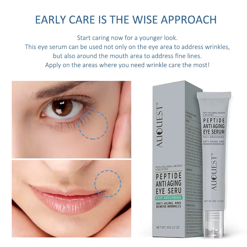 Crème aux peptides pour les yeux