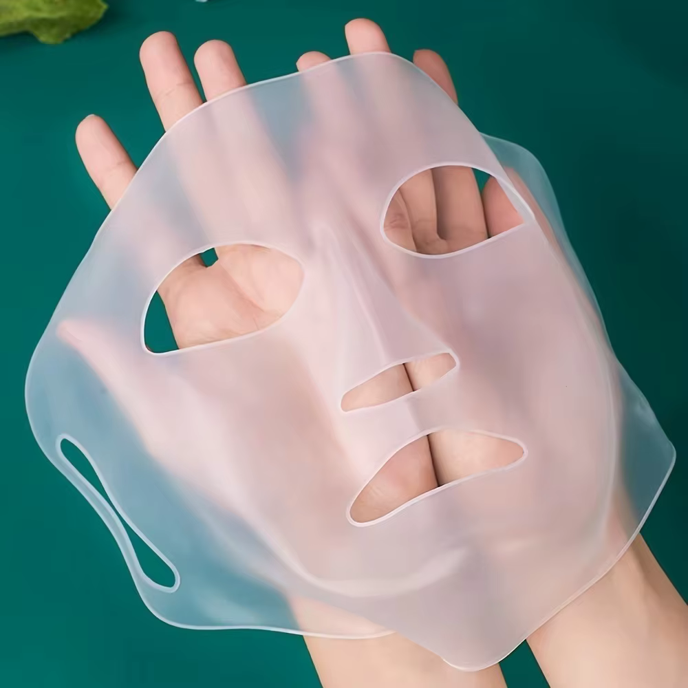 Masque facial hydratant en silicone 3D, outil de visage raffermissant