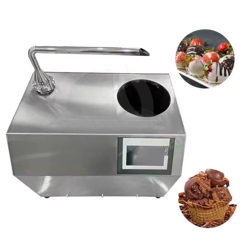 Distributeur de chocolat fondant personnalisé pour table, machine à garnir, équipement mini pour crème chaude 5,5L et 10L pour le glaçage aux fraises