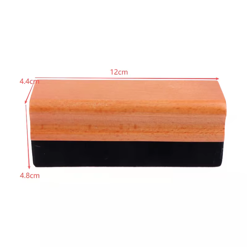 Brosse de nettoyage antistatique pour disques vinyles, brosse anti-poussière en velours pour phonographe, tourne-disque, nettoyeur de disques vinyles LP