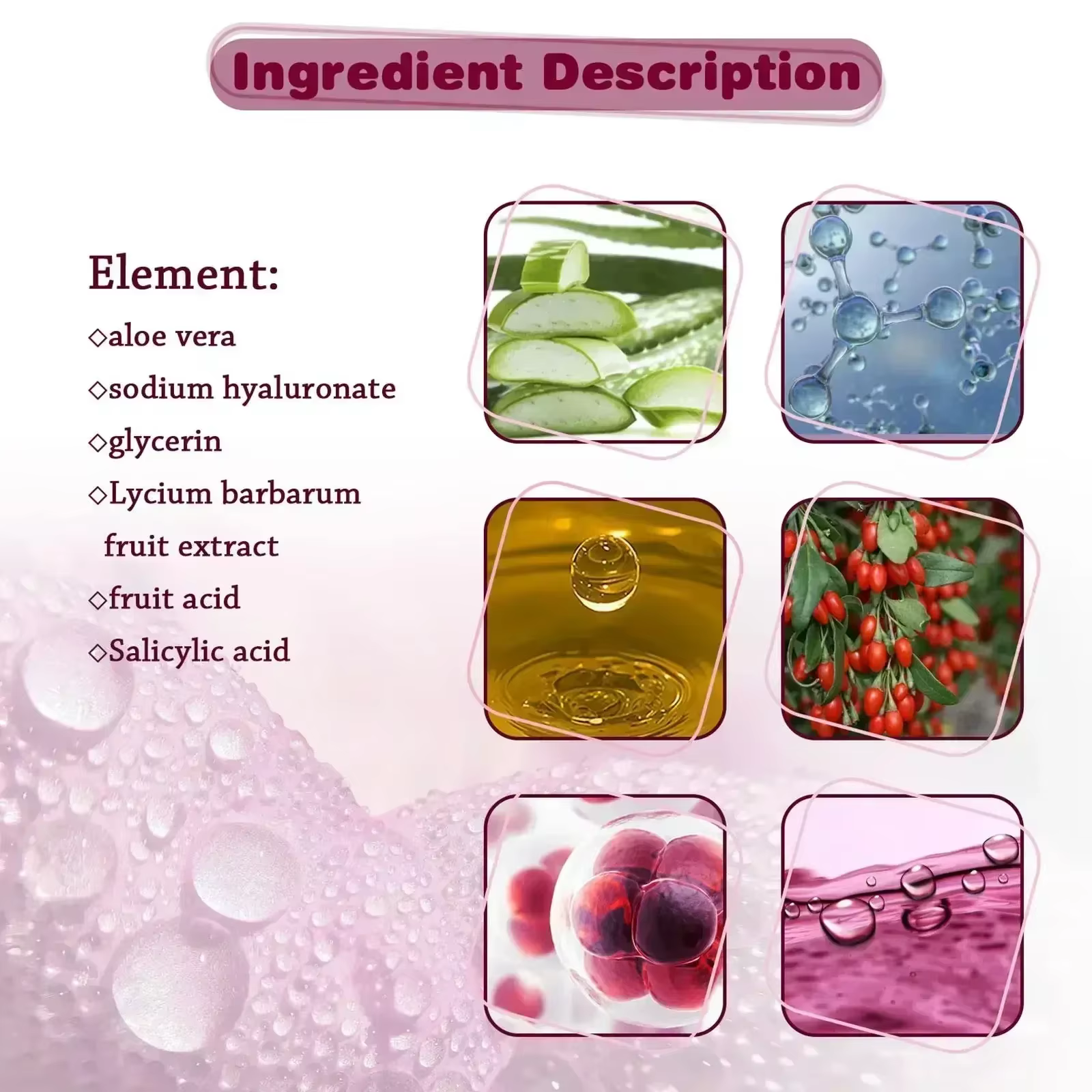 Sérum à l'acide de fruits salicVAC pour le visage