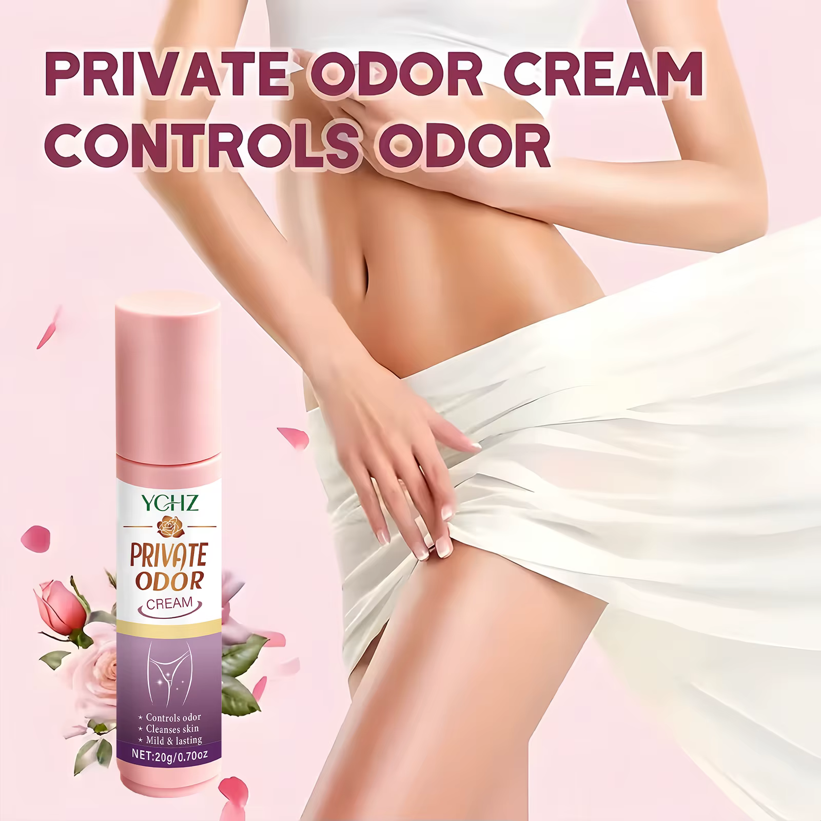 Crème Intime pour Femmes, Déodorant pour Sous-vêtements Féminins Parfum Frais, Produit d'Hygiène Personnelle pour Sous-vêtements - 20G